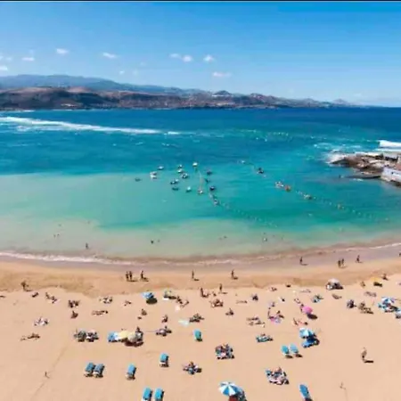 2 Bedrooms Flat 50 Mts Away From Canteras Apartment