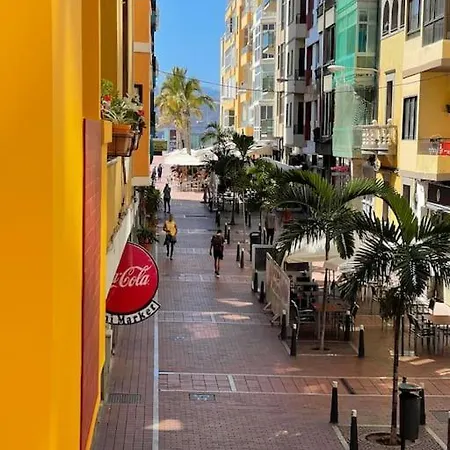 2 Bedrooms Flat 50 Mts Away From Canteras Apartment *